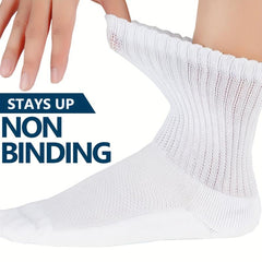 4 Pairs Non Binding Diabetic Socks