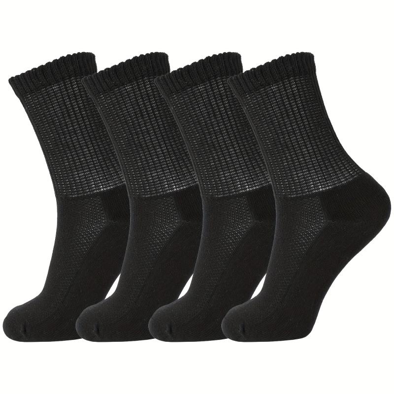 4 Pairs Non Binding Diabetic Socks