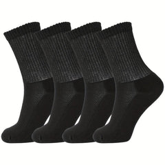 4 Pairs Non Binding Diabetic Socks