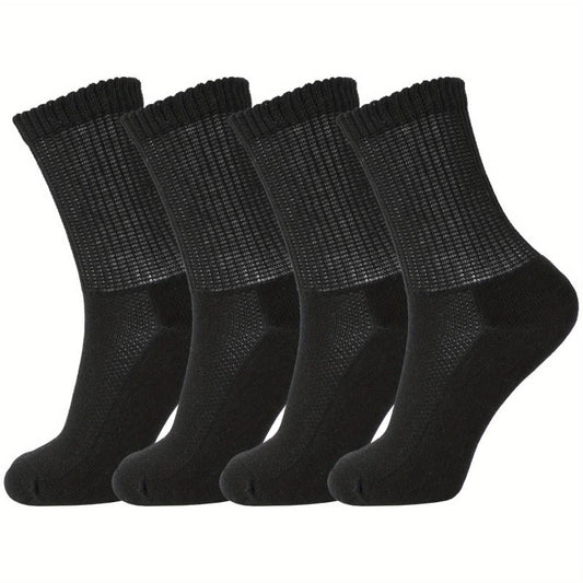 4 Pairs Non Binding Diabetic Socks