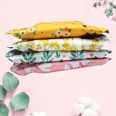 4pcs Reusable Sanitary Pads Washable Mama Cloth Panty Liners