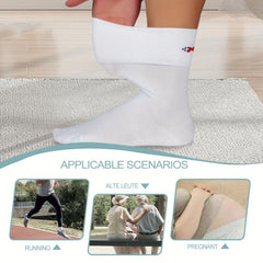 3 Pairs Men's Moisture Wicking Diabetic Crew Dress Socks