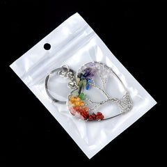 Colorful Crystal Life Tree Key Chain Chakra Pendant