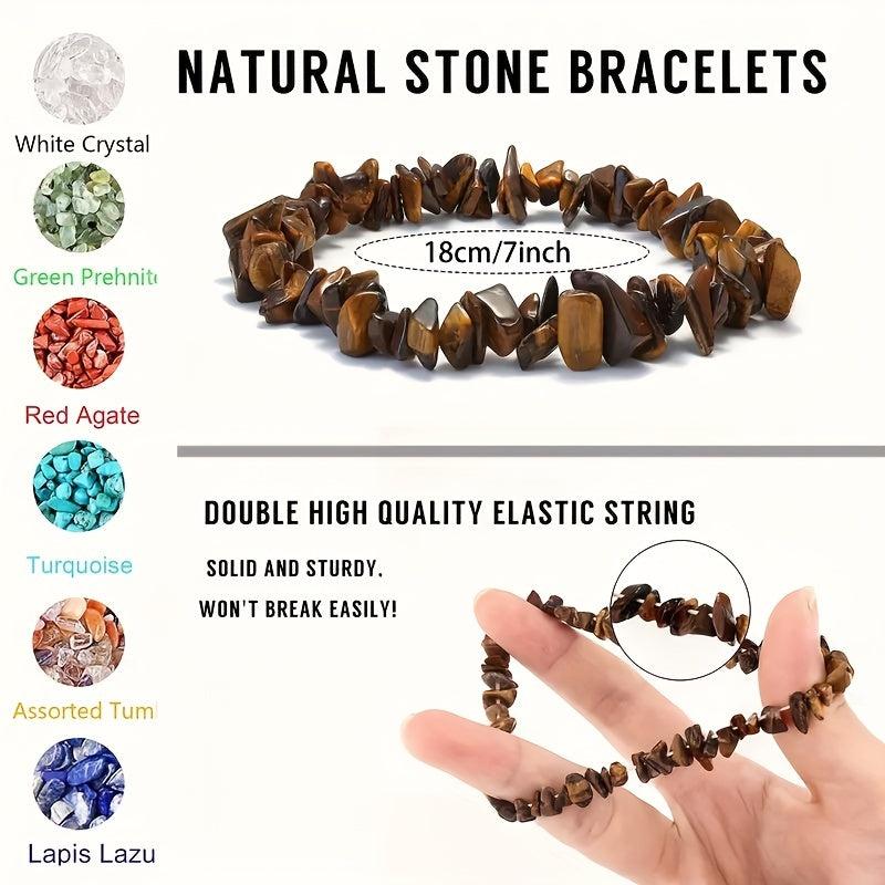 Chakra Healing Reiki Gemstone Bracelet Natural Stone Beads