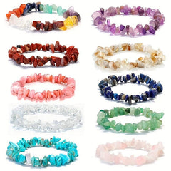 Chakra Healing Reiki Gemstone Bracelet Natural Stone Beads