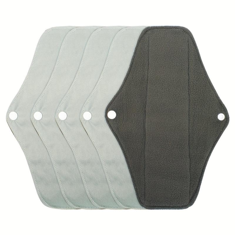 Bamboo Charcoal Reusable Menstrual Pads Mama Panty Liners Gray