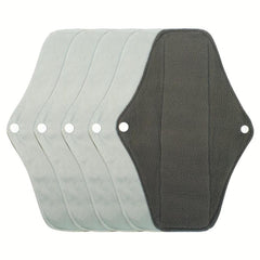 Bamboo Charcoal Reusable Menstrual Pads Mama Panty Liners Gray