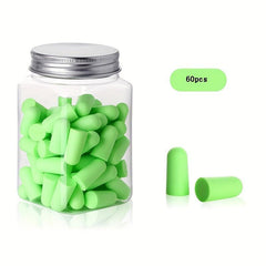 120Pcs Soundproof Mute Earplugs For Sleeping & Learning