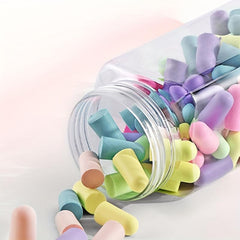 120Pcs Soundproof Mute Earplugs For Sleeping & Learning