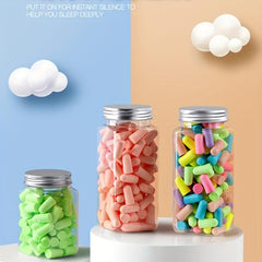 120Pcs Soundproof Mute Earplugs For Sleeping & Learning