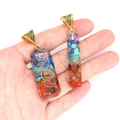 7 Chakra Stones Pendants Reiki Crystal Necklace For Women Yoga Meditation