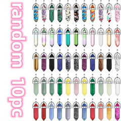 Chakra Crystal Stone Pendant for Necklace Jewelry Making