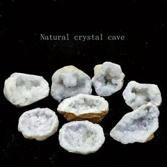 Natural Agate Geode Raw Crystals Mineral Quartz Rough Stones Collection