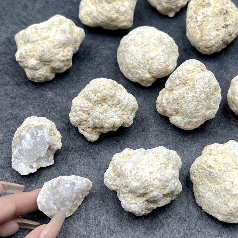 Natural Agate Geode Raw Crystals Mineral Quartz Rough Stones Collection