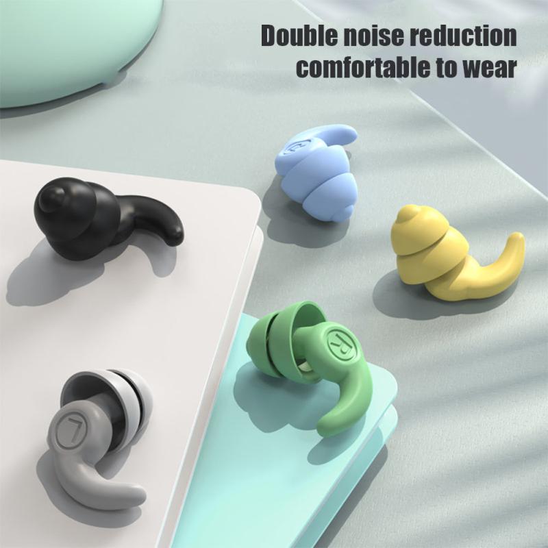 Silicone Earplugs Waterproof Swimming Ear Protectors