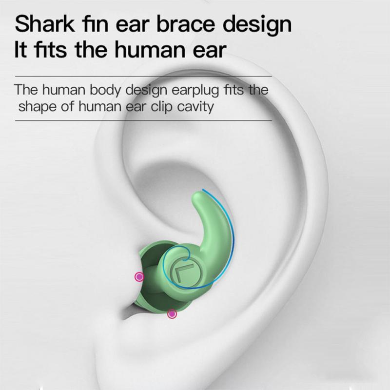 Silicone Earplugs Waterproof Swimming Ear Protectors