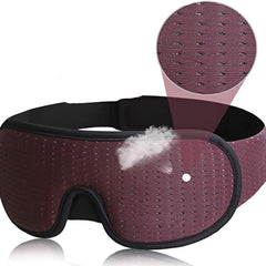 3D Sleeping Eye Mask 100 Lights Blockout Memory Foam Eye Cover