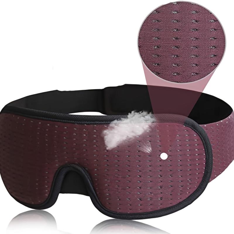 3D Sleeping Eye Mask 100 Lights Blockout Memory Foam Eye Cover