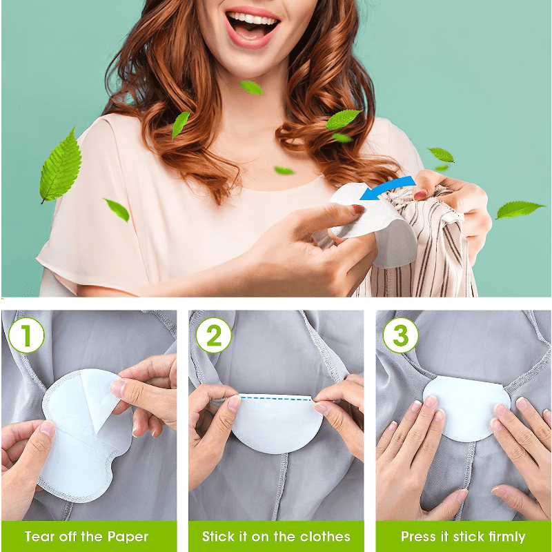 Underarm Sweat Pads - Advanced Sweat-proof Covers for Hyperhidrosis - 50-100pcs