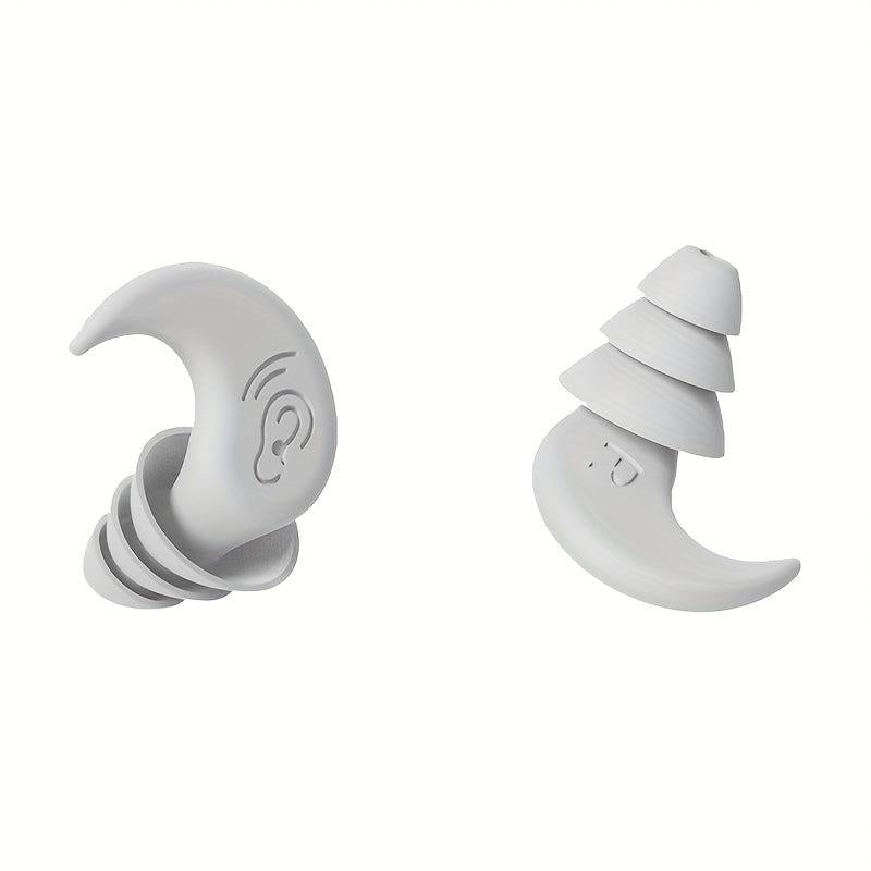 Waterproof Earplugs for Sleep, Swimming, Travel - Comfortable & Soundproof