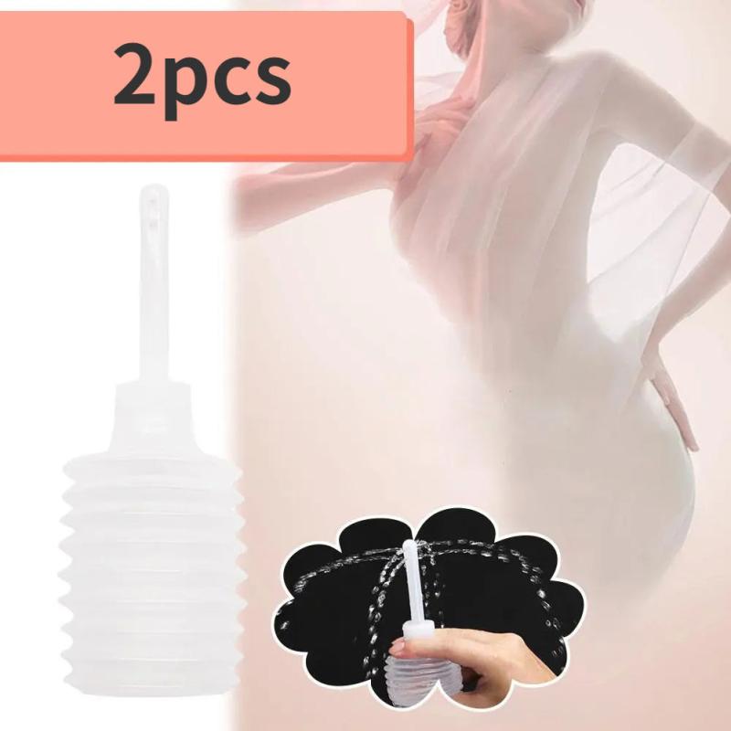 2pcs Enema Blub Perineal Irrigator Disposable Travel Bidet For Women