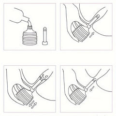 2pcs Enema Blub Perineal Irrigator Disposable Travel Bidet For Women