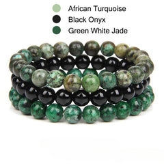 3pcs Crystal Bracelets Positive Energy Ability Crystals Fashionable