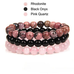 3pcs Crystal Bracelets Positive Energy Ability Crystals Fashionable
