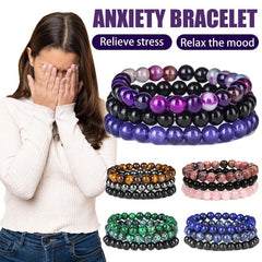 3pcs Crystal Bracelets Positive Energy Ability Crystals Fashionable