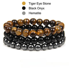 3pcs Crystal Bracelets Positive Energy Ability Crystals Fashionable