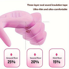 Silicone Soundproof Earplugs Anti-noise Sleep Cancelling Earplugs