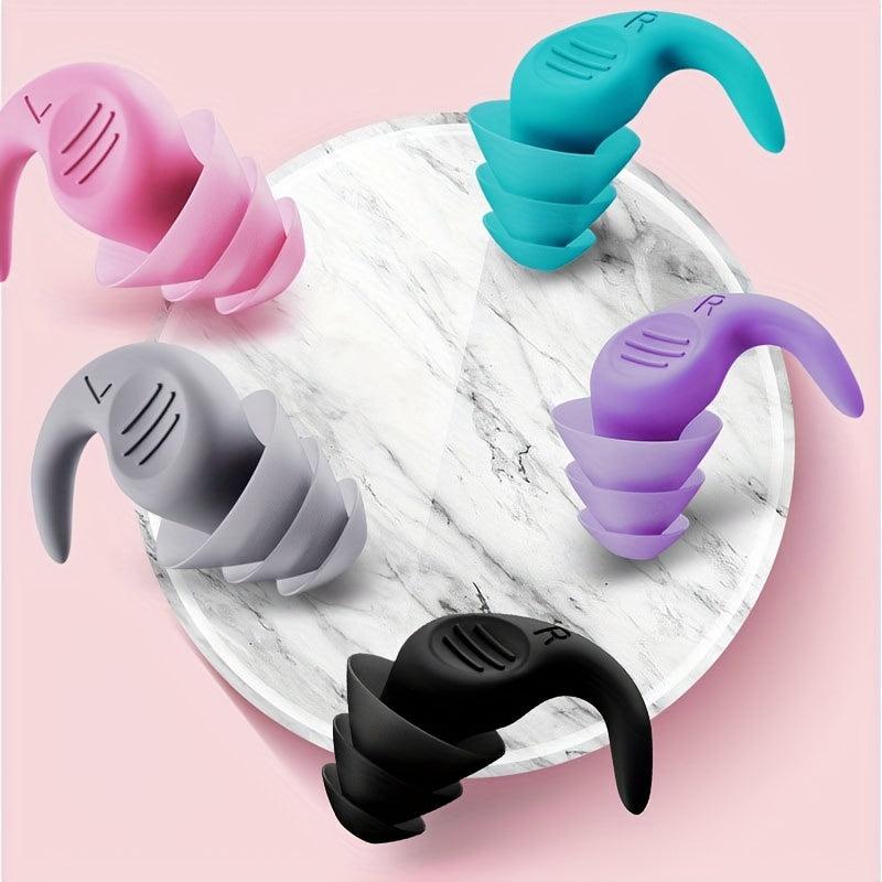 Silicone Soundproof Earplugs Anti-noise Sleep Cancelling Earplugs
