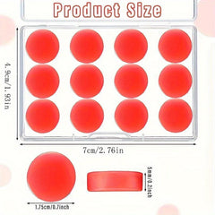 12pcs Soft Reusable Silicone Earplugs Noise Cancelling Waterproof & Moldable