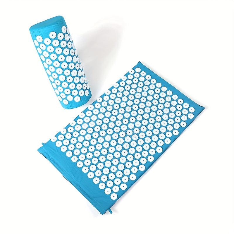3PCS Yoga Acupressure Massage Mat Set with Pillow & Bag
