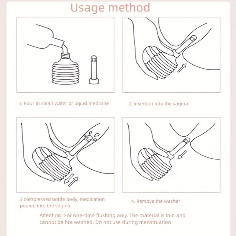 180ml Disposable Vaginal Rinser for Private Care