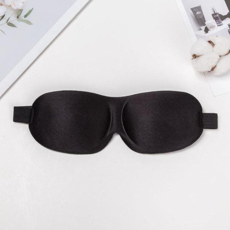 3D Contoured Blackout Eye Mask Adjustable Strap Soft Night Blindfol