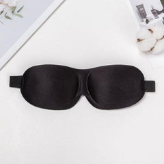 3D Contoured Blackout Eye Mask Adjustable Strap Soft Night Blindfol