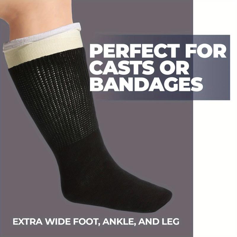 Non Binding Knee High Socks for Cast Walking Boots Replacement
