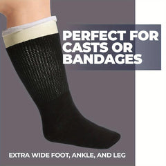 Non Binding Knee High Socks for Cast Walking Boots Replacement