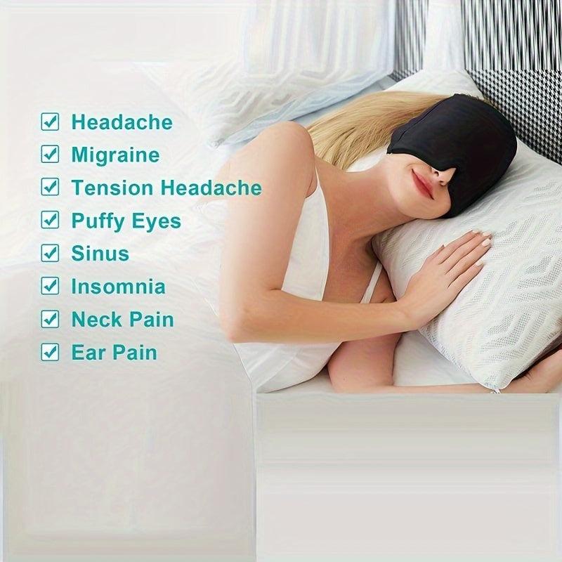 Ice Hot Facial Mask Migraine Relief Head Eye Therapy