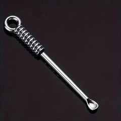 Metal Ear Pick Spoon Portable Spiral Ear Wax Removal Tool