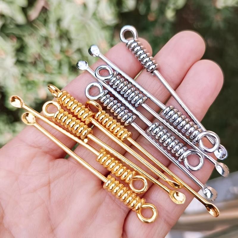 Metal Ear Pick Spoon Portable Spiral Ear Wax Removal Tool