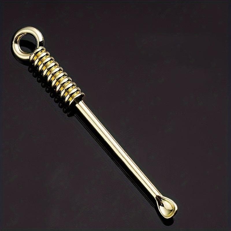 Metal Ear Pick Spoon Portable Spiral Ear Wax Removal Tool