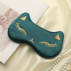 Silk Sleep Eye Mask Lightweight Adjustable Satin Night Cover Women