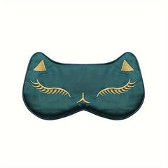 Silk Sleep Eye Mask Lightweight Adjustable Satin Night Cover Women