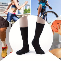 4 Pairs Diabetic Crew Socks Extra Wide Loose Top Seamless Toe
