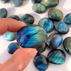 Labradorite Natural Crystal Stone DIY Pendant Collection Gem