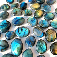 Labradorite Natural Crystal Stone DIY Pendant Collection Gem