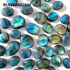 Labradorite Natural Crystal Stone DIY Pendant Collection Gem