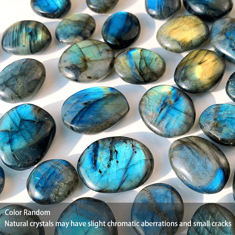 Labradorite Natural Crystal Stone DIY Pendant Collection Gem